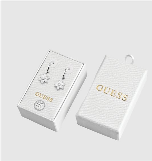 Orecchini Guess Donna in Acciaio Cubic Zirconia JUBS01839JWRHWHT/U - JUBS01839JWRHWHT/U